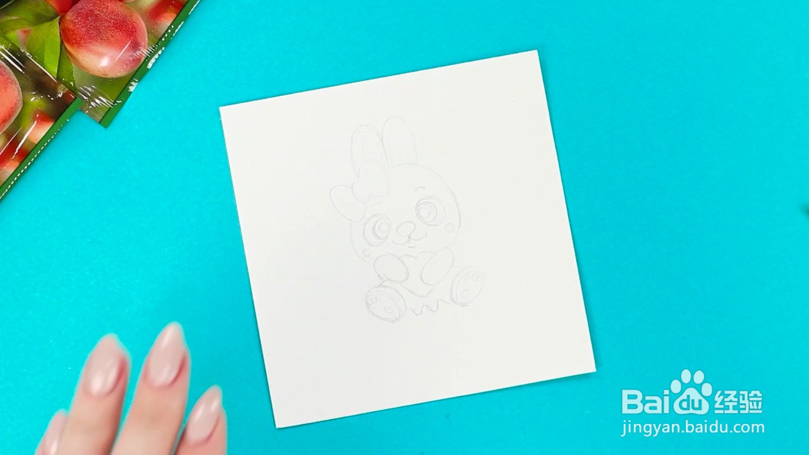 怎么画可爱的卡通水粉画？