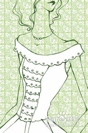 让领口为您的婚纱加分