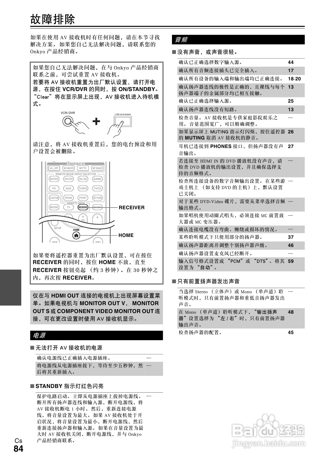 安桥TX-NR708接收机使用说明书:[5]