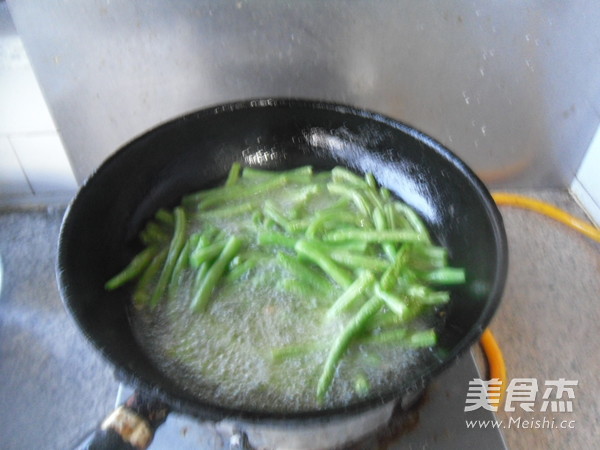 肉末煸炒四季豆