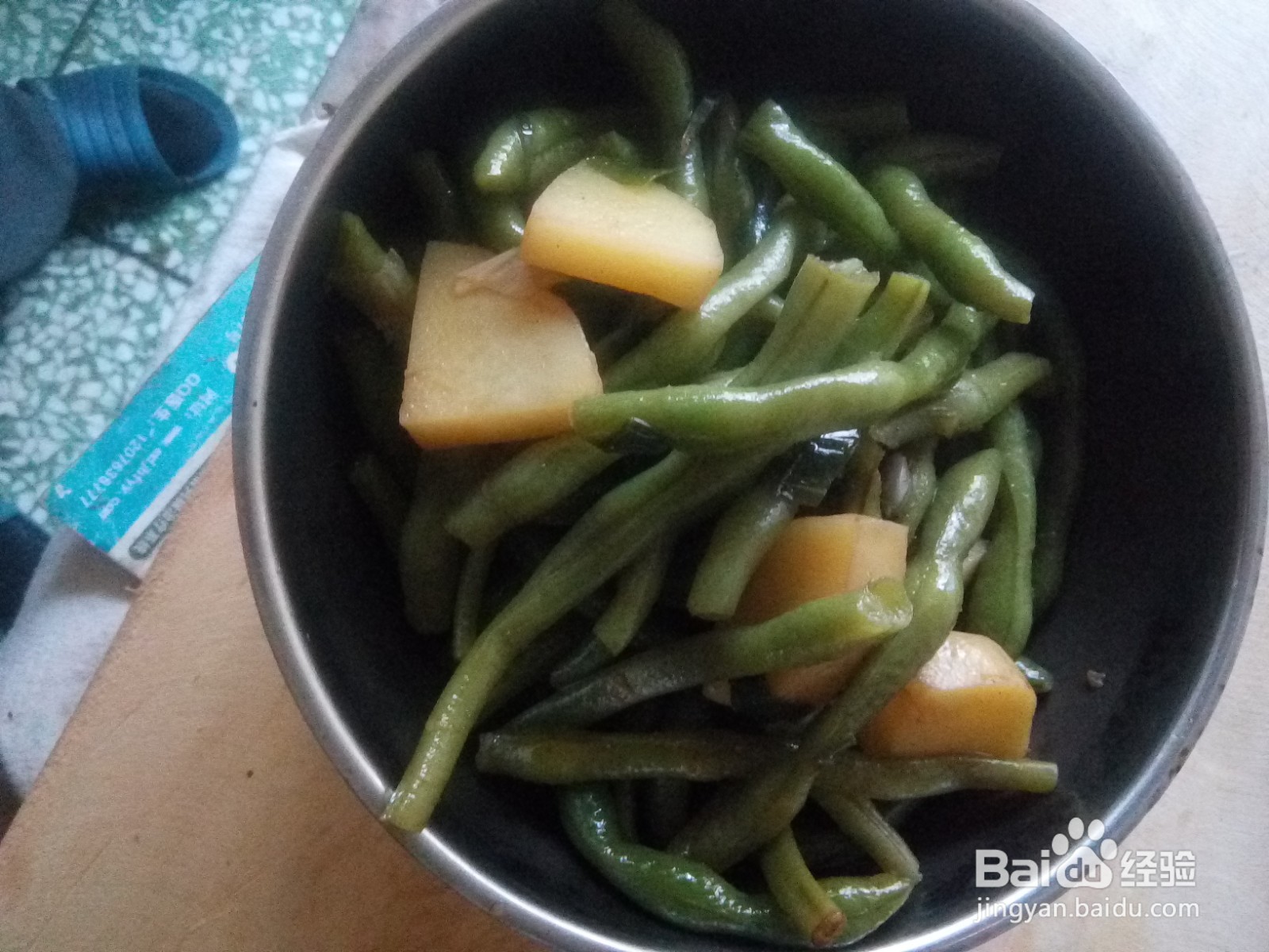 家常菜肴土豆炖豆角
