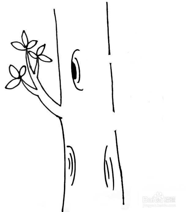 啄木鸟简笔画 分步画法