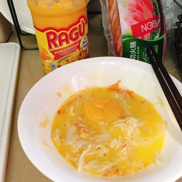 蟹味滑蛋三明治