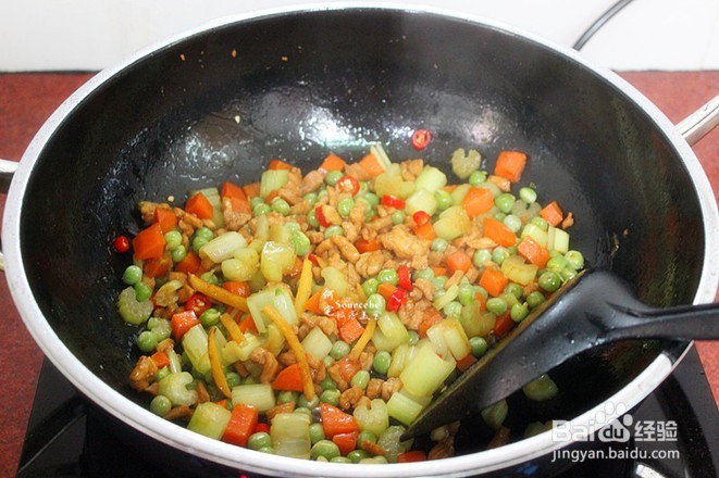 教你做五彩炒蔬菜粒