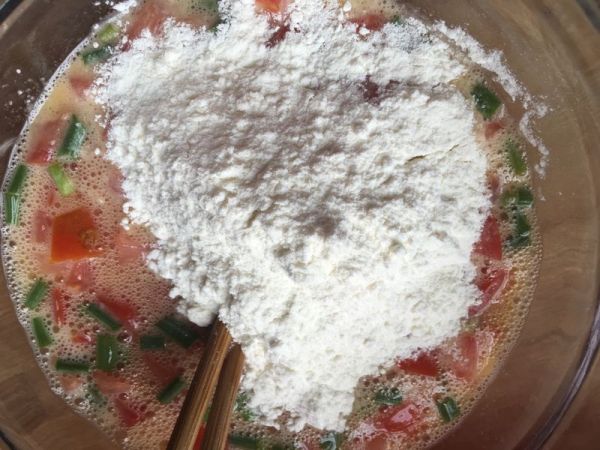 早餐番茄鸡蛋饼