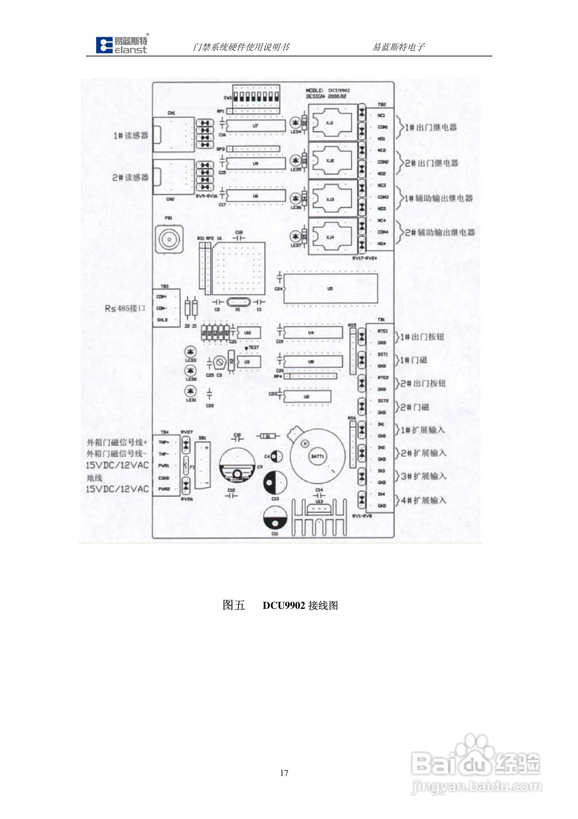 DCU9904门禁控制器硬件说明书:[2]