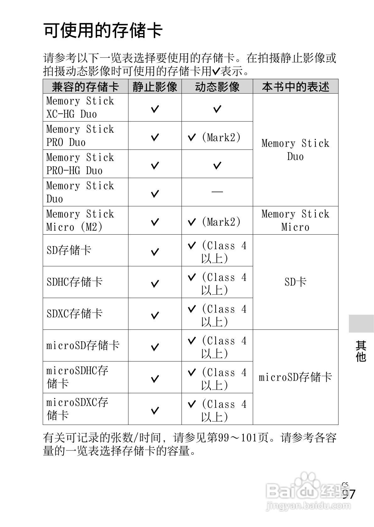 SONY索尼DSC-HX300数码相机说明书:[10]