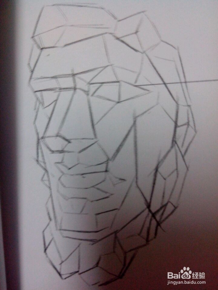 简单的石膏象绘画