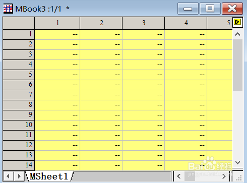 Origin如何对矩阵窗口添加缩略图?