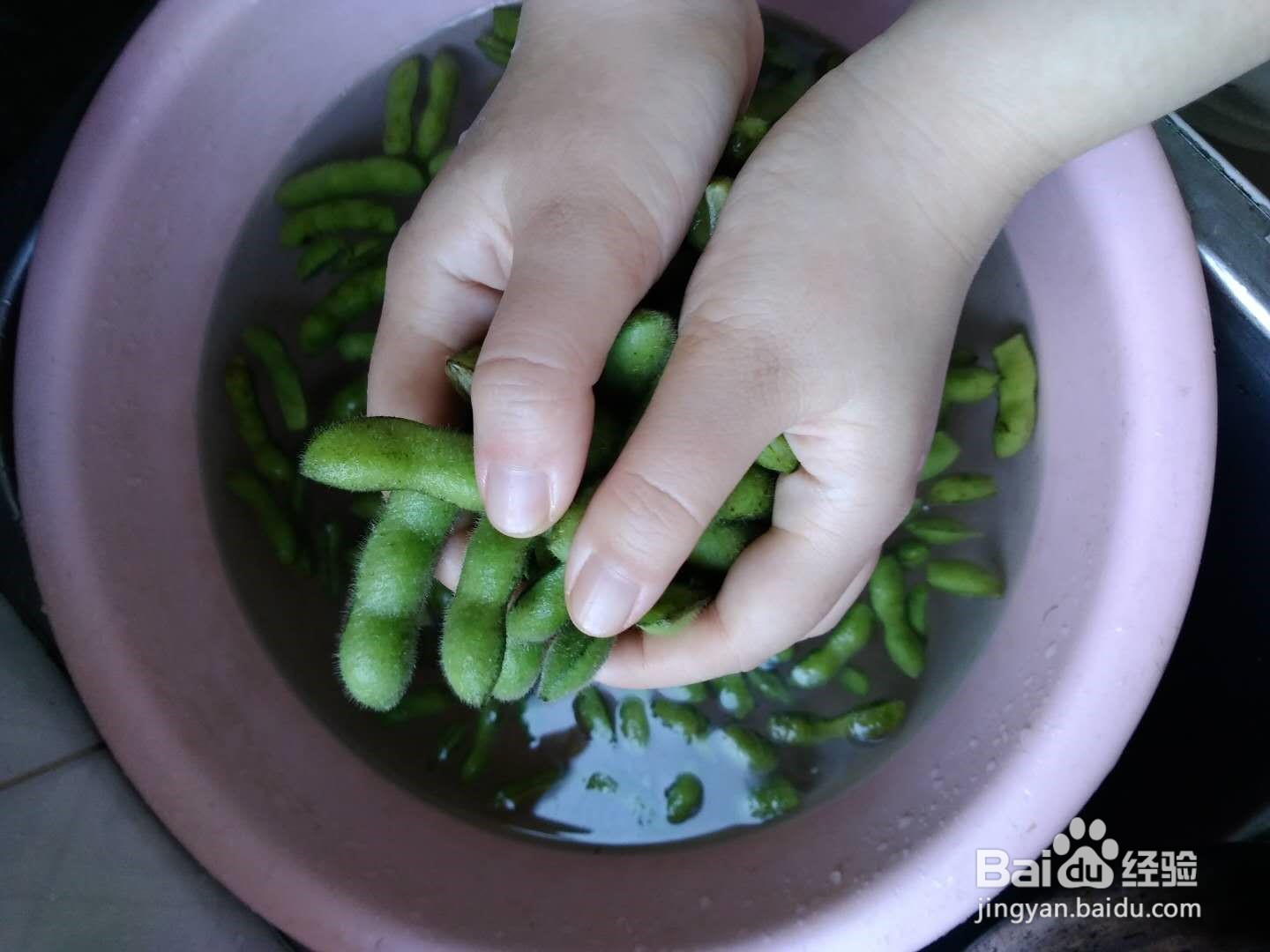 煮毛豆的做法