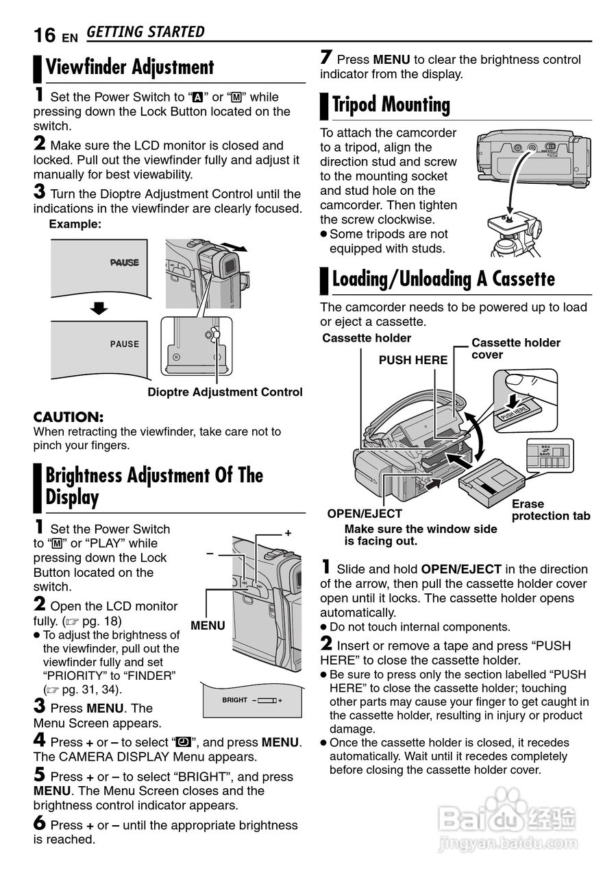 JVC GR-D290摄像机说明书:[2]