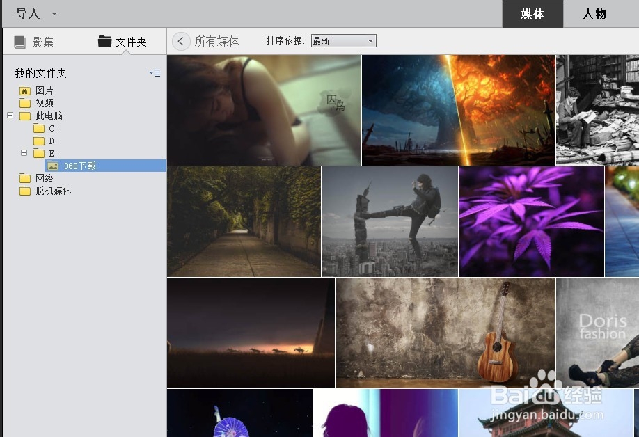 PS Elements 2020 怎样设置照片的排序依据