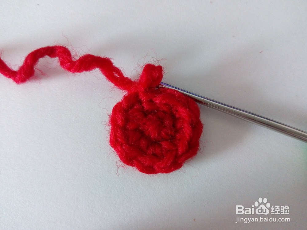 [钩针3]怎样钩立体心形玩偶
