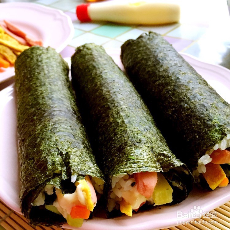 紫菜包饭的做法