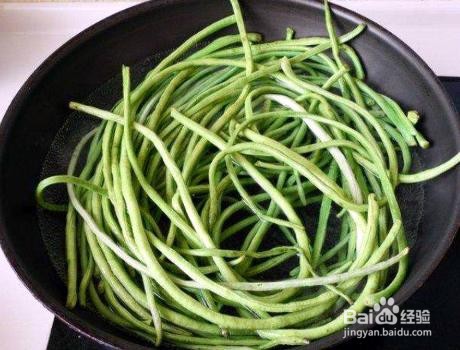 家庭自制晒干豆角