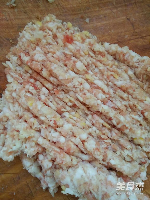 西葫芦肉馅馅饼