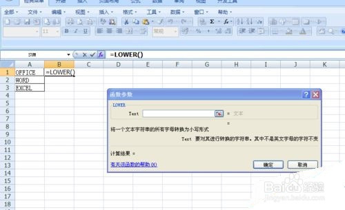 在Excel表格中如何使用Lower函数