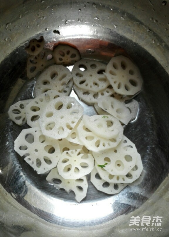 麻辣红油藕片百叶