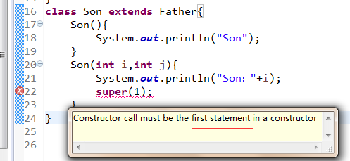 Java的构造方法的加载机制Constructor