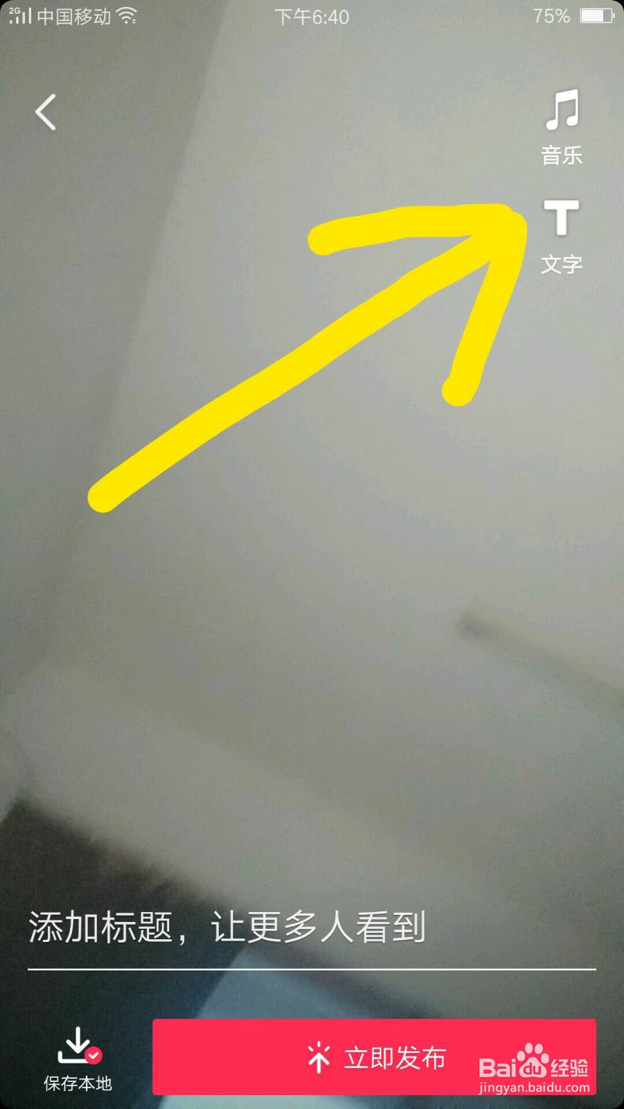 抖音极速版发布小视频,文字怎么改变样式、颜色