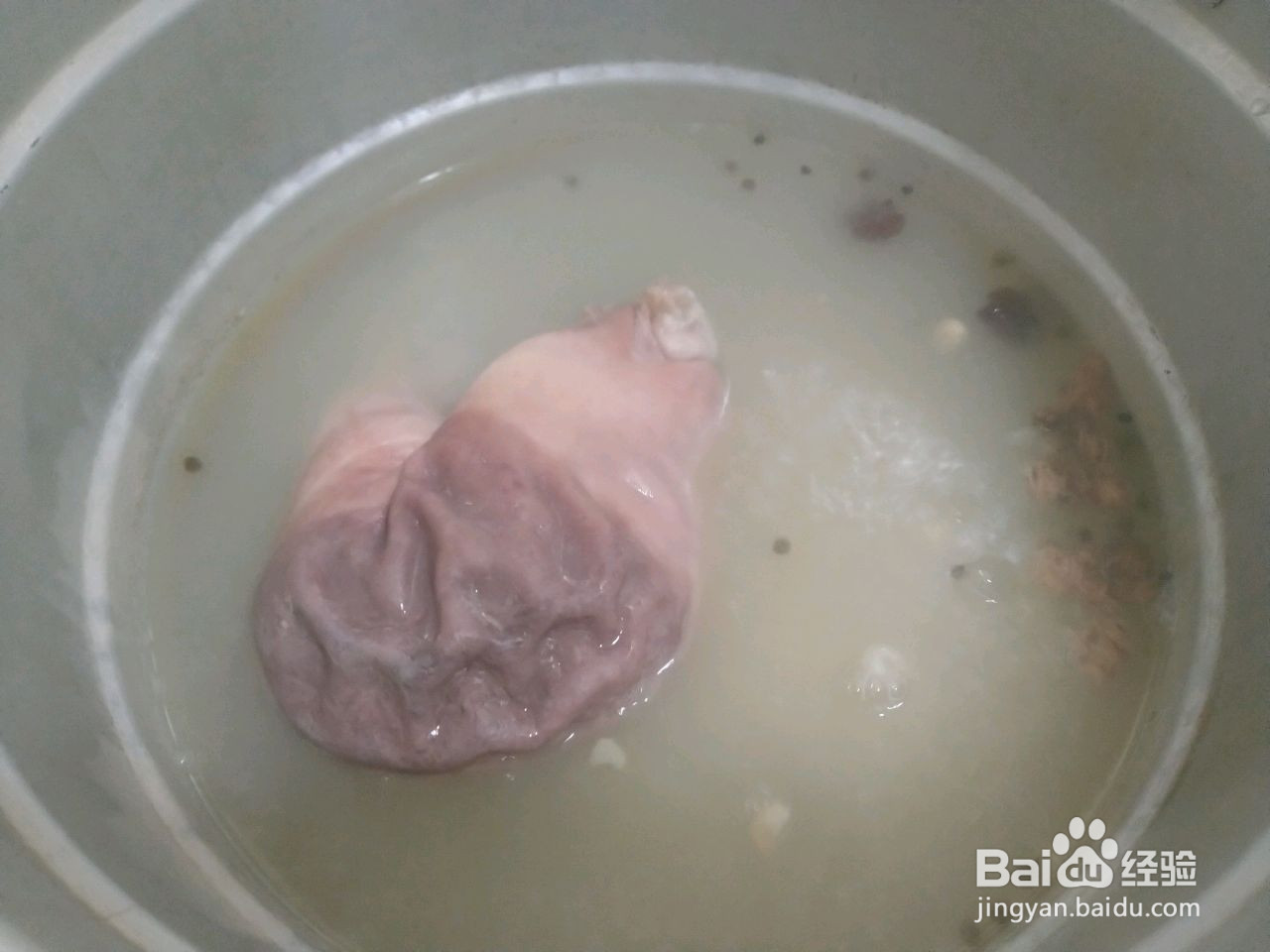 苦藠炖猪肚的做法