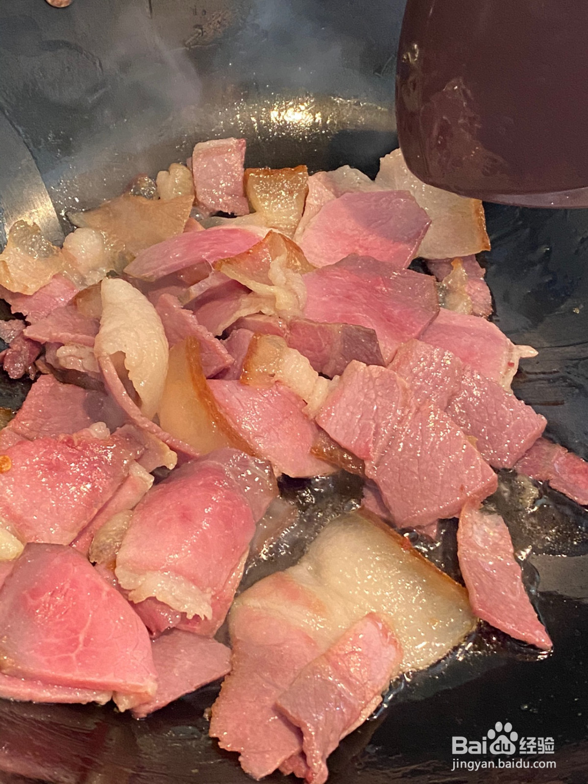 蒜苗豆豉炒腊肉的做法