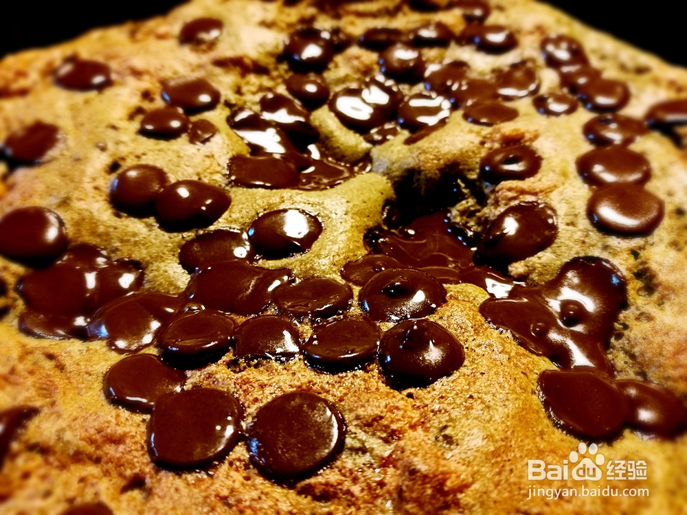 抹茶黑巧克力戚风7寸