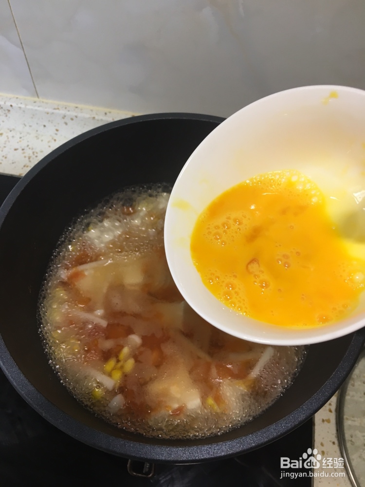 就该这样做豆腐西红柿鸡蛋汤