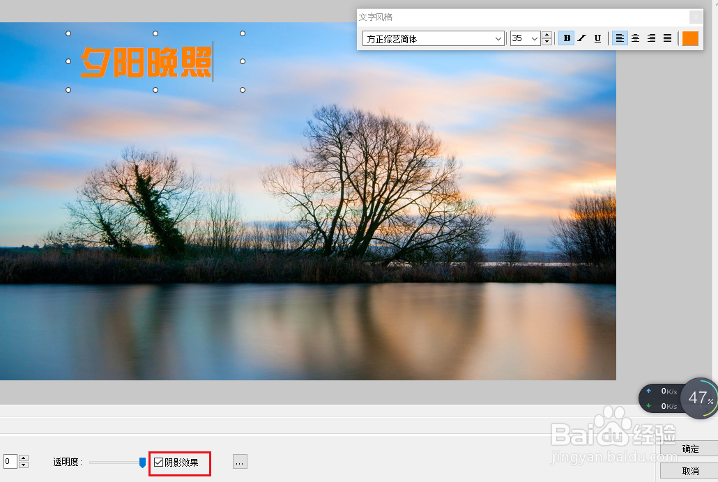 FastStone Image Viewer为图片添加文字