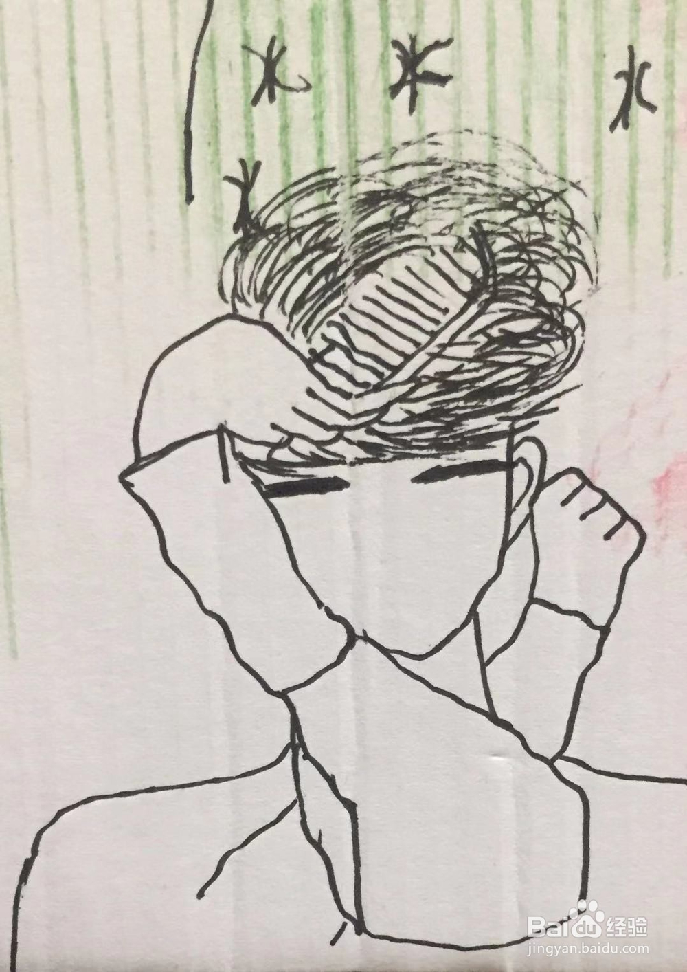 简笔画教程之型男