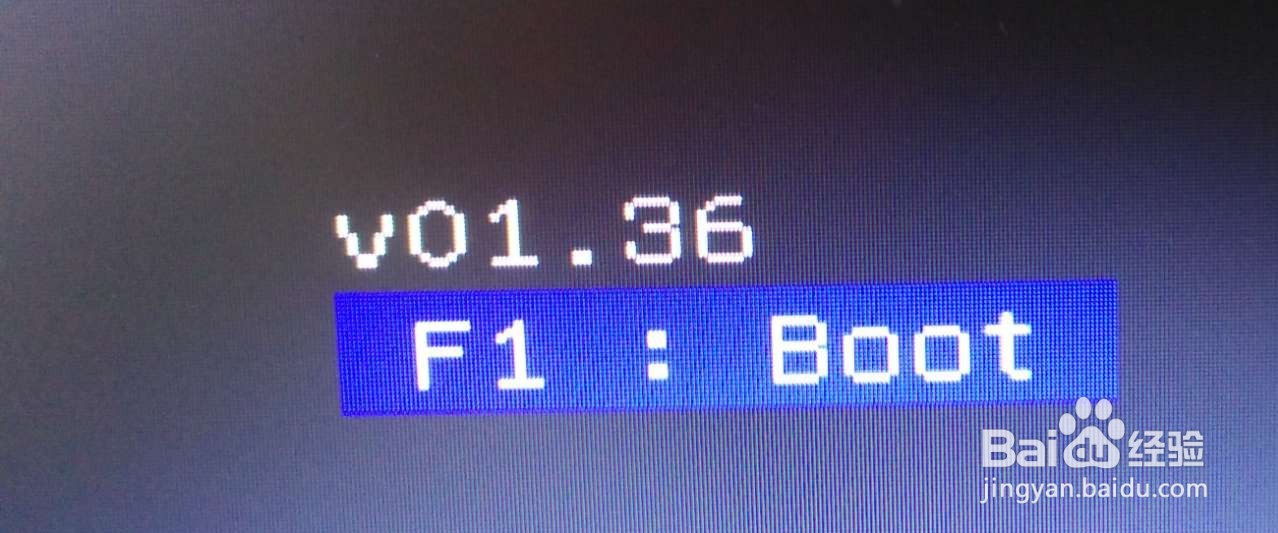 电脑有长“嘀”声，提示F1:Boot，怎么进系统