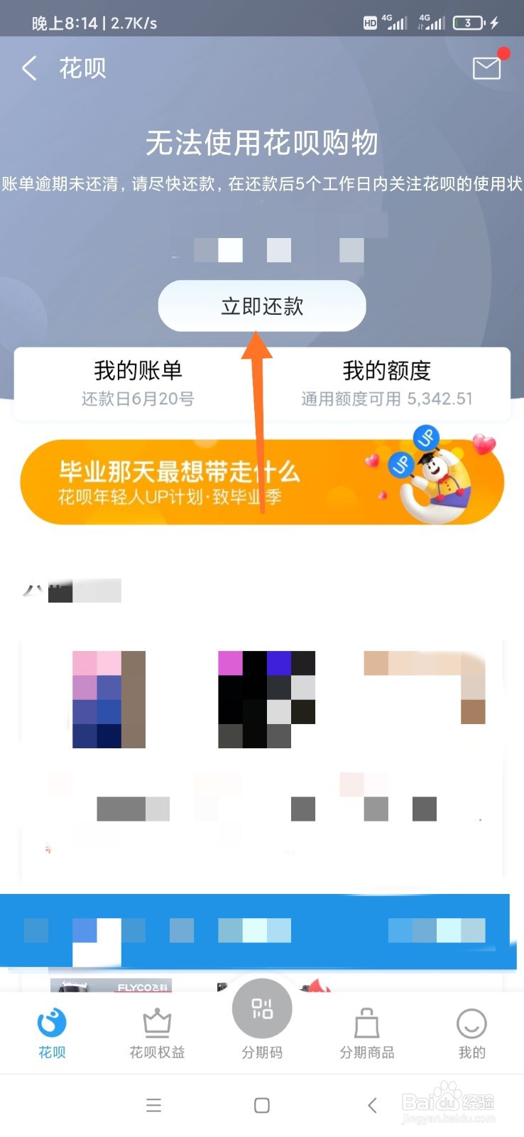 支付宝无法使用花呗购物怎么办