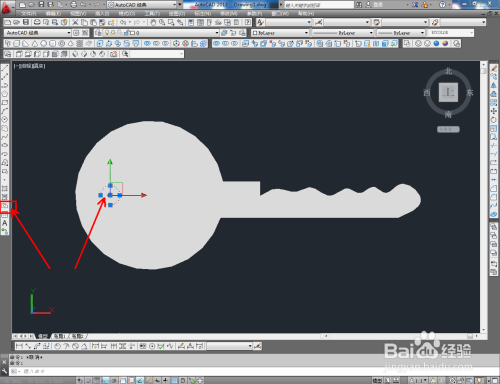 CAD钥匙图案制作教程