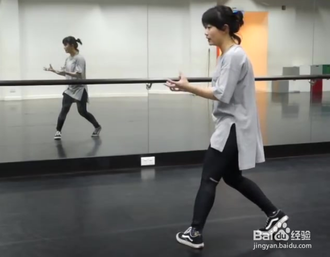 舞蹈教程视频镜面分解