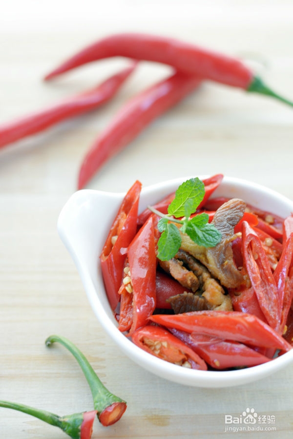 【肉片炒辣椒】---秋季抗感良方