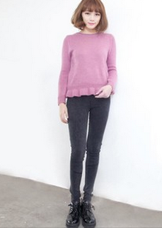 内搭这样穿时尚又可爱