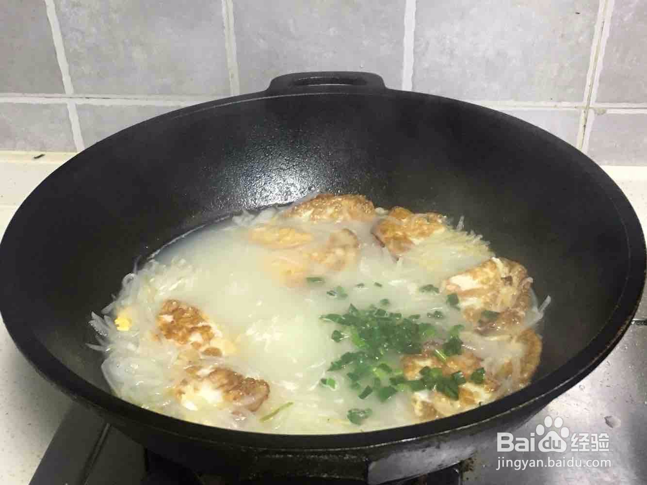 萝卜丝荷包蛋汤