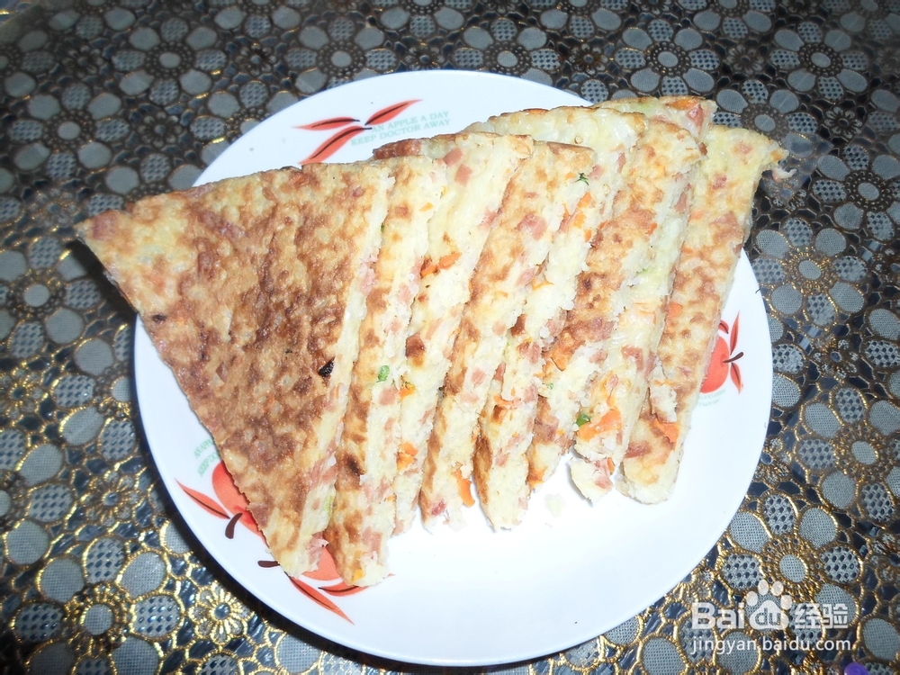 在家自制大米饼