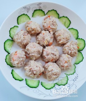 食补佳品清蒸萝卜丸子的做法