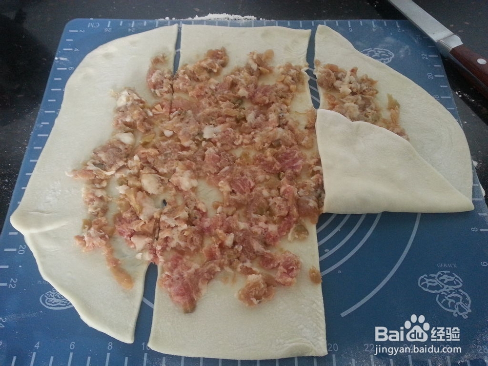停不了肉末千层饼
