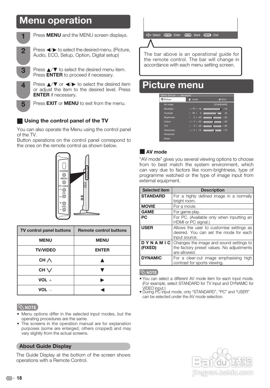 声宝LC-32LX430H型液晶电视机说明书:[6]