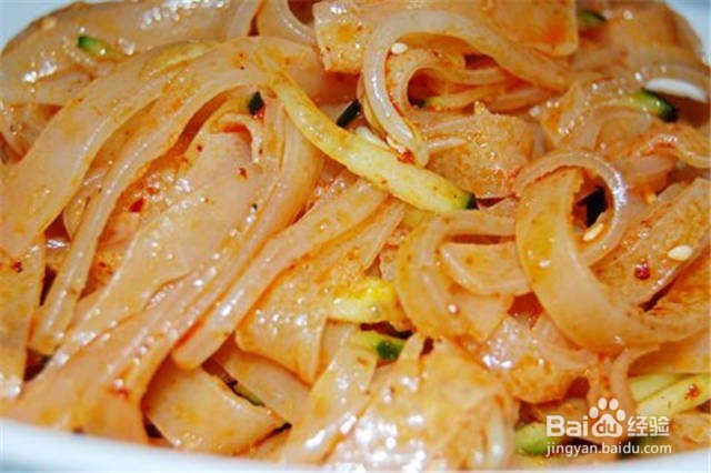 米皮的制作方法