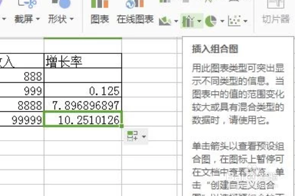excel 怎样添加 增长率曲线图