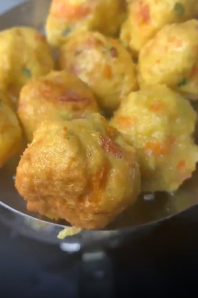 如何制作素炸丸子?