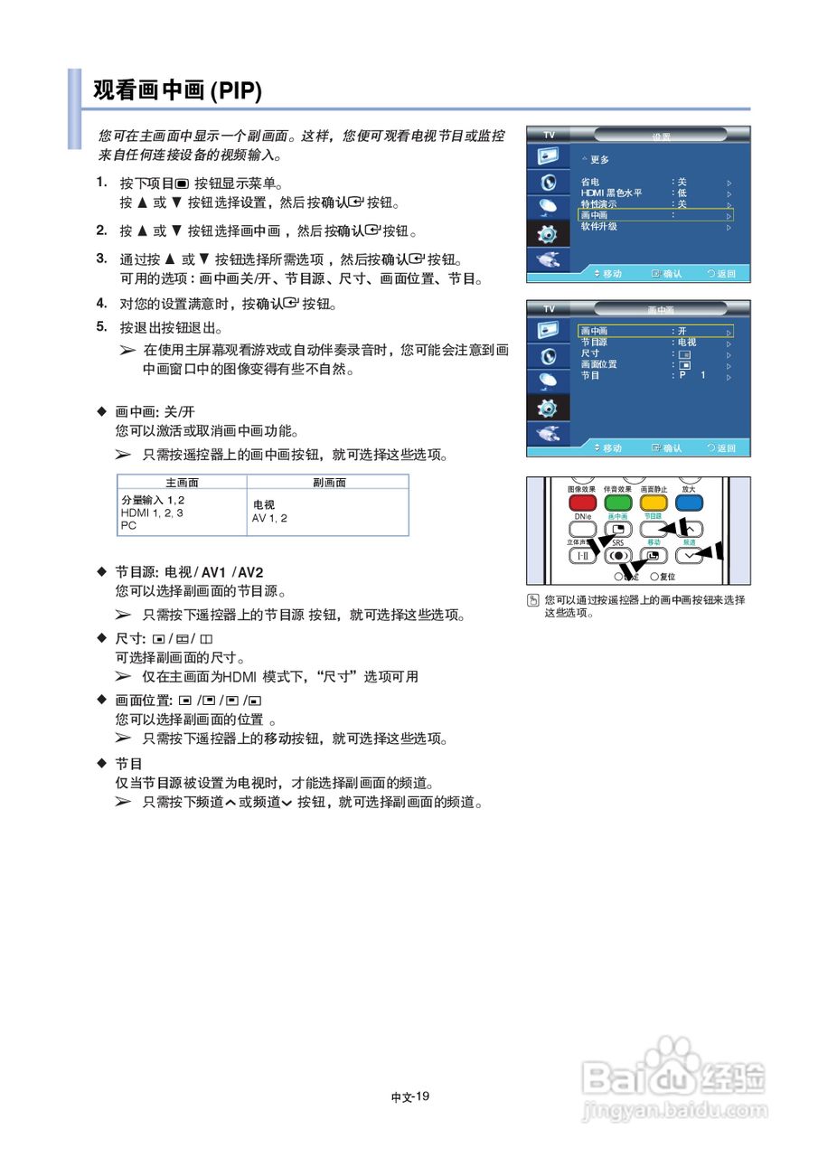 三星LA70F91R液晶彩电使用说明书:[3]