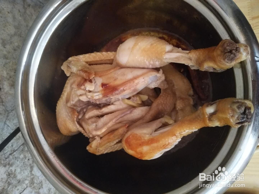 酱油盐焗鸡怎么做？