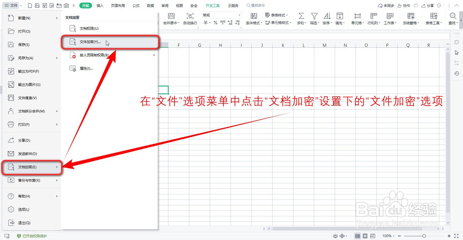 WPS表格如何取消编辑权限的密码