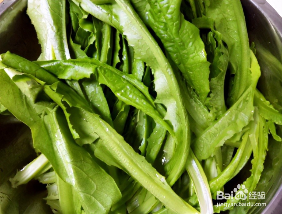 蒜蓉油麦菜的做法