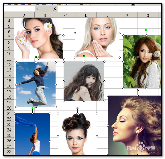 excel2003工作表如何批量一次性选中所有图片？