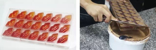 “一抹香唇”纯脂手工巧克力的做法